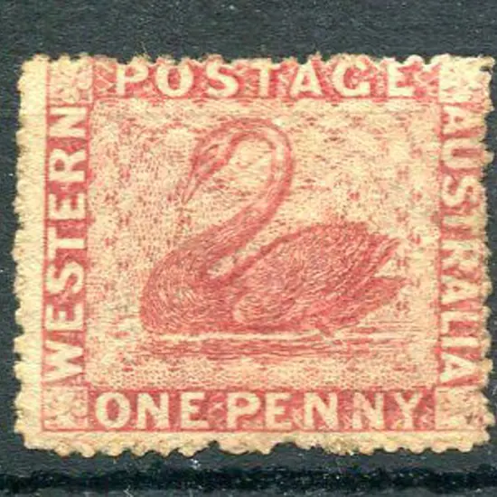 1861 1d rose. Unused without gum. SG 33, Cat. £750