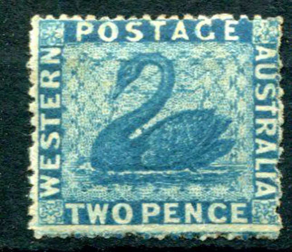 1861 2d blue. MLH with slight toning not apparent ... Image 1++