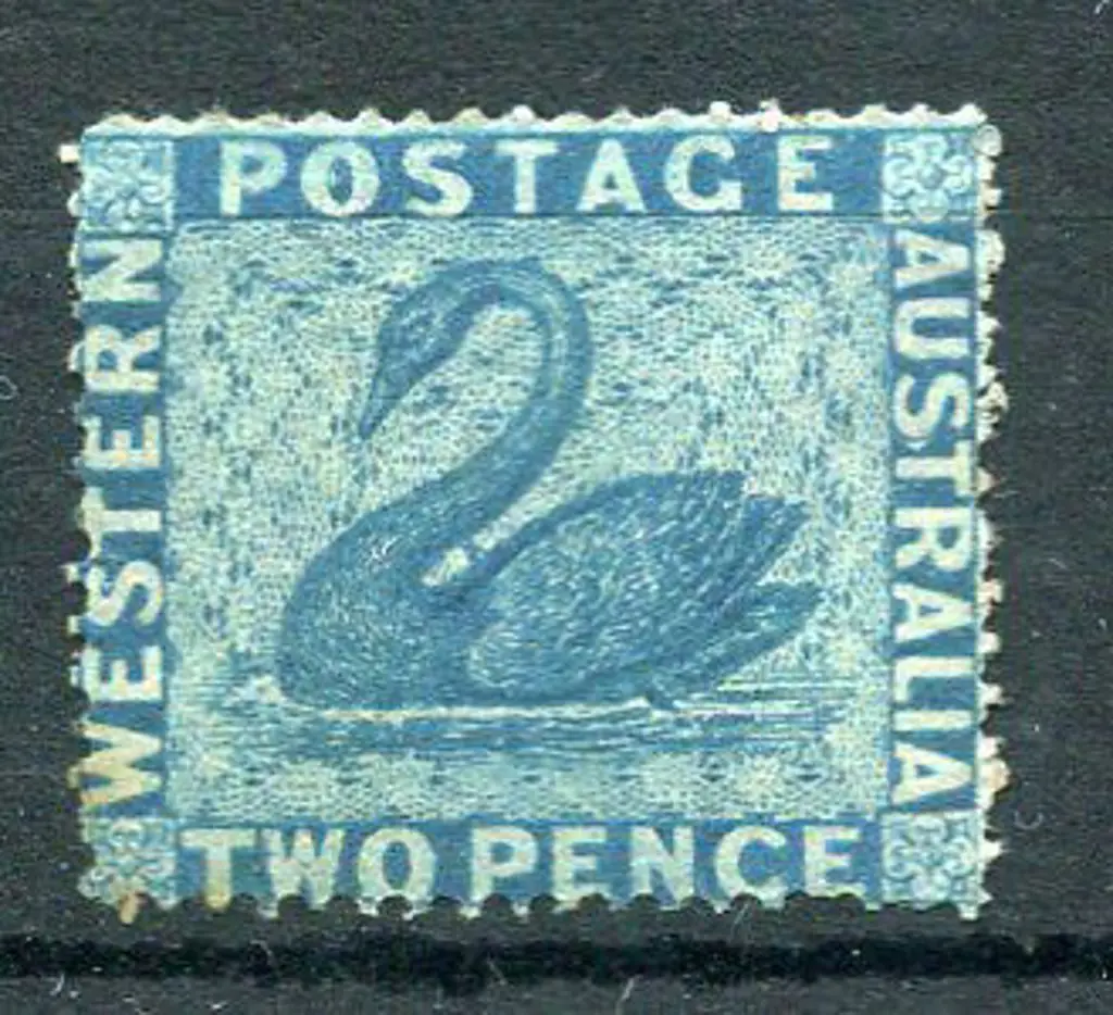 1861 2d blue. Unused without gum. SG 34, Cat. £250 Image 1++