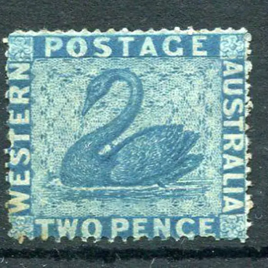 1861 2d blue. Unused without gum. SG 34, Cat. £250