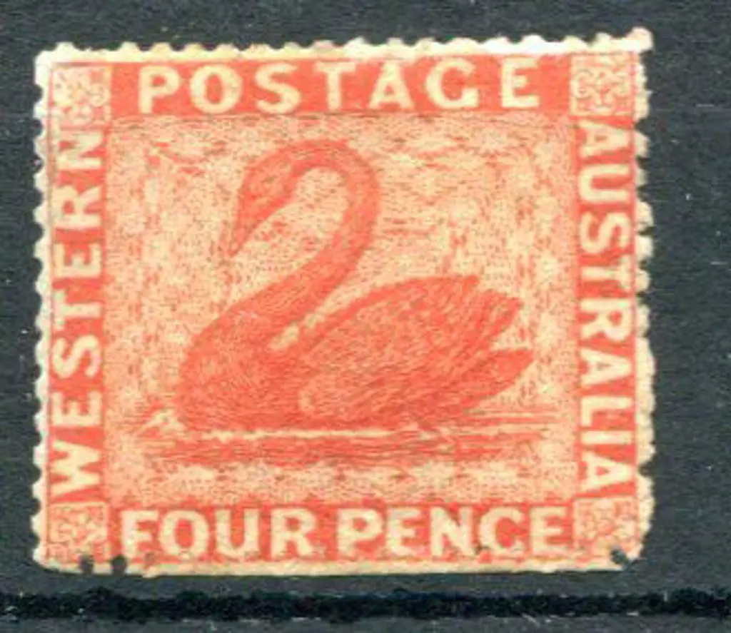 1861 4d vermilion. MLH with usual slightly aged ... Image 1++