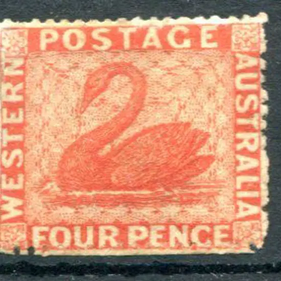 1861 4d vermilion. MLH with usual slightly aged ...