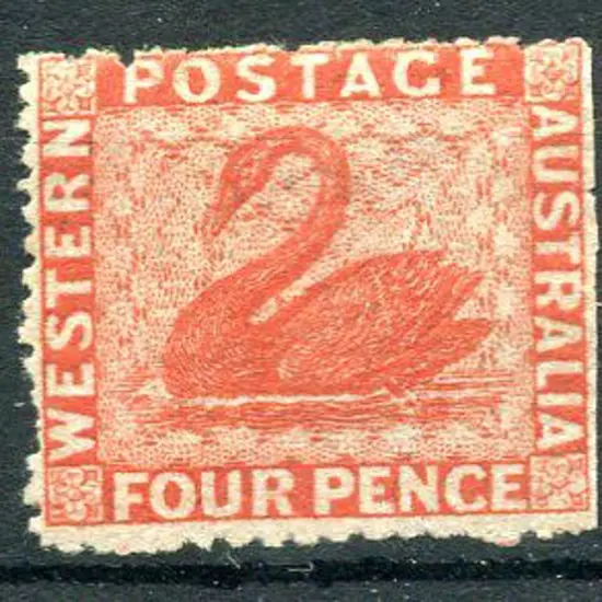 1861 4d vermilion. Fresh unused without gum. A ...