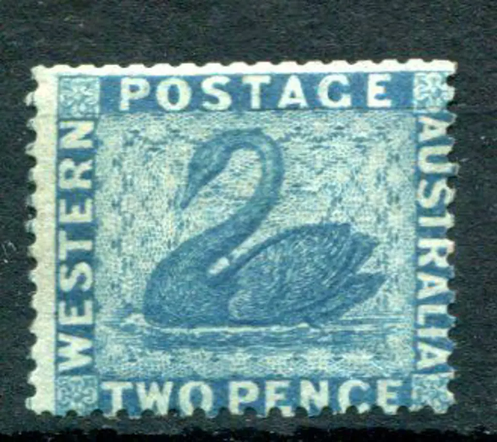 1861 2d blue. Fresh MVLH. SG 39, Cat. £160 Image 1++
