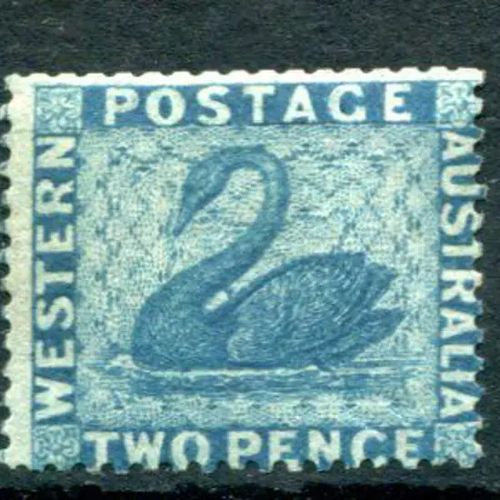 1861 2d blue. Fresh MVLH. SG 39, Cat. £160
