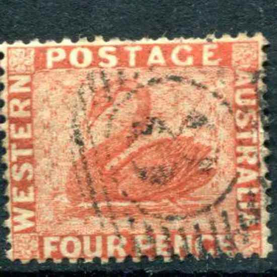 1861 4d vermilion. Fine used with BN "8". ...