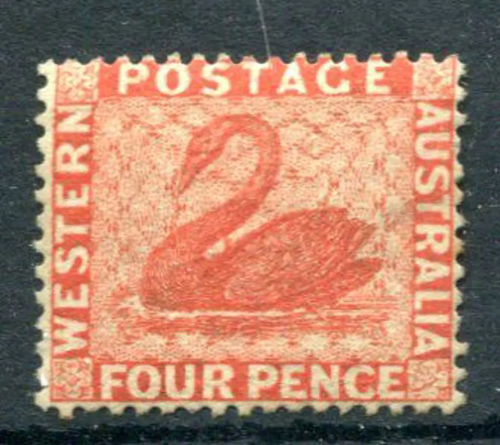 1861 4d vermilion. MVLH, a fresh example with rich ... Image 1++