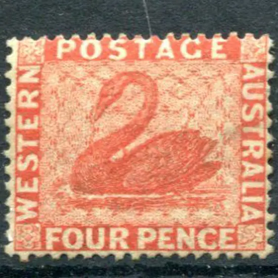 1861 4d vermilion. MVLH, a fresh example with rich ...