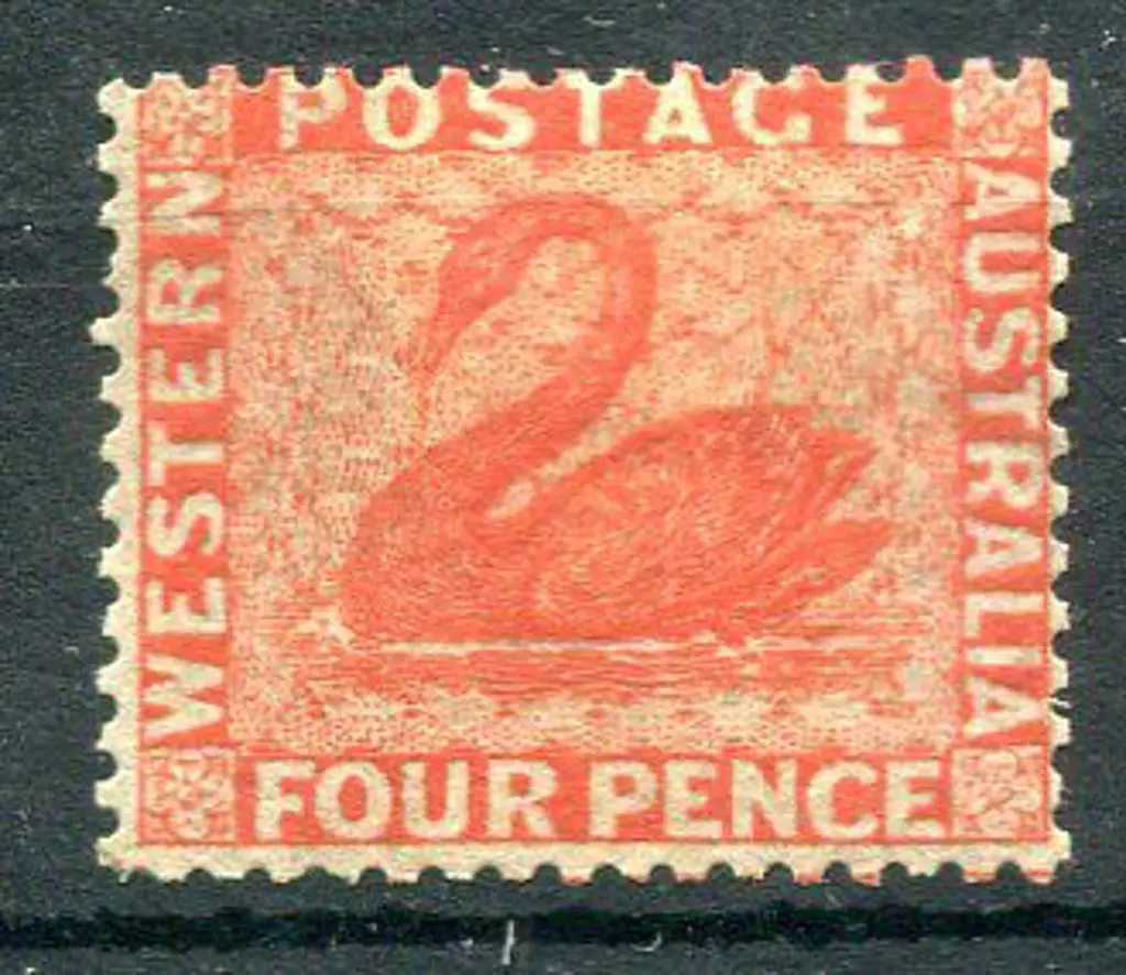 1861 4d vermilion. Fine & fresh MLH. SG 40, Cat. ... Image 1++