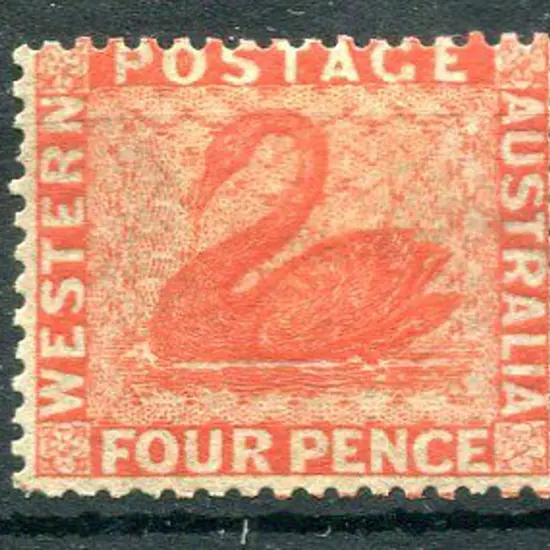 1861 4d vermilion. Fine & fresh MLH. SG 40, Cat. ...
