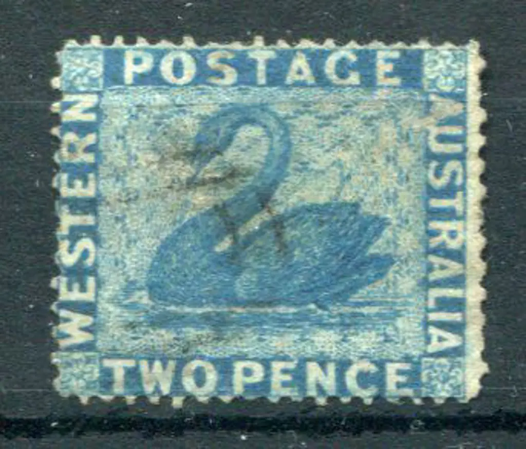 1861 2d blue with sideways reversed wmk variation. ... Image 1++