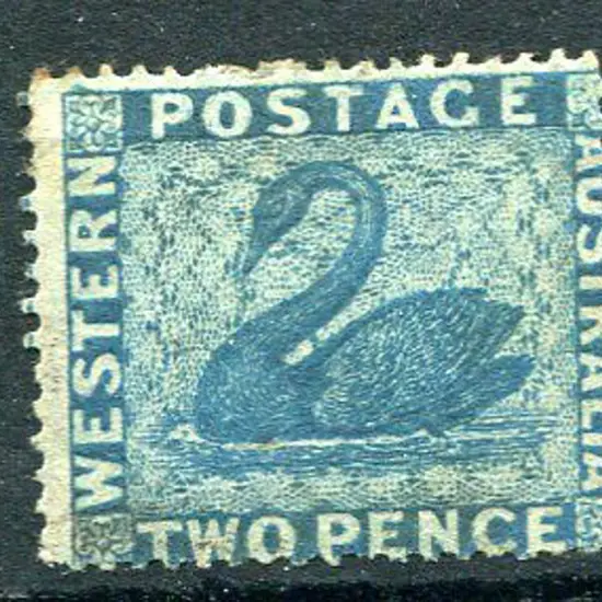 1861 2d blue. MLH. SG 41, Cat. £110