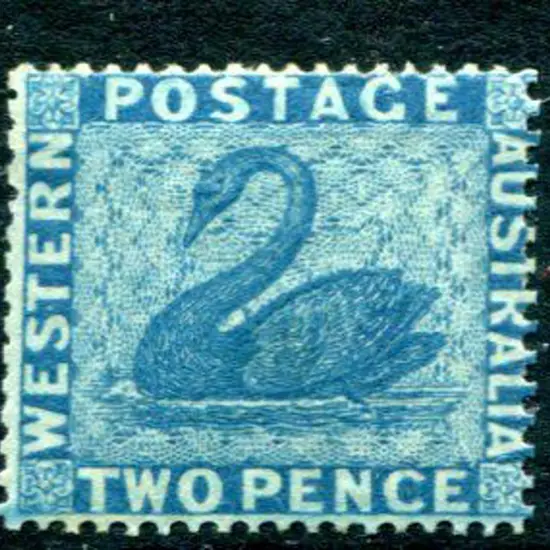 1861 2d blue. MLH. SG 41, Cat. £110