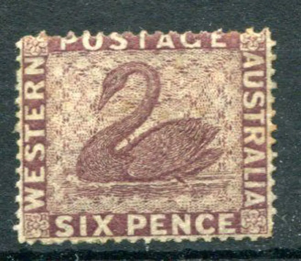 1861 6d purple-brown. MVLH. SG 42, Cat. £550 Image 1++