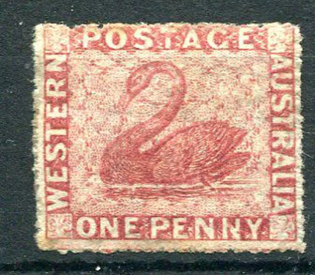 1861 1d rose-carmine. Fine MH with part og. SG 44, ... Image 1++