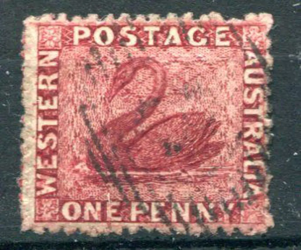1863 1d carmine-rose with plate "extended frame ... Image 1++