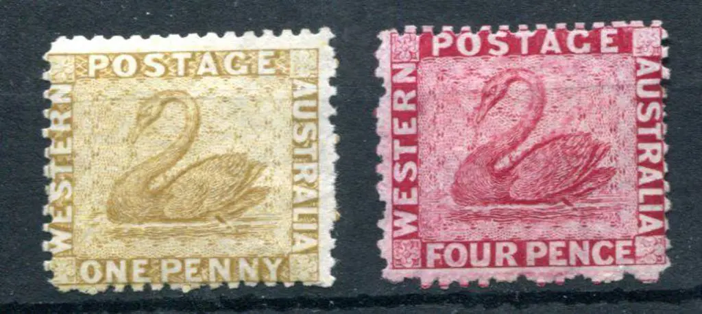 1864/79 1d bistre & 4d carmine, Crown CC Wmk ... Image 1++