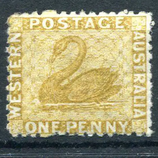 1874 1d yellow-ochre. Fresh MLH. SG 53, Cat. £120
