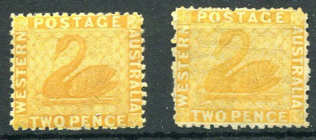 1864/65 2d chrome-yellow MLH (SG 54) & 2d yellow ... Image 1++