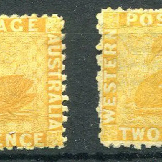 1864/65 2d chrome-yellow MLH (SG 54) & 2d yellow ...