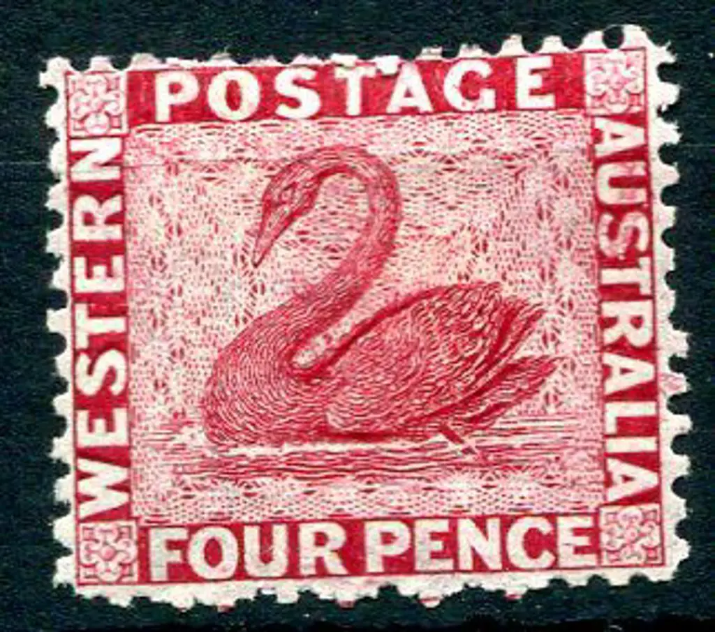 1865 4d carmine. Fresh MH with part og. SG 56, ... Image 1++