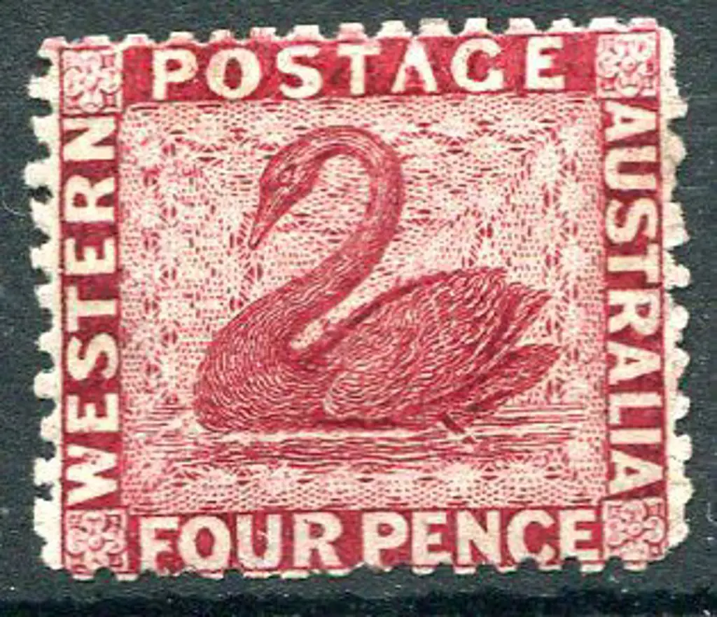 1865 4d carmine. MH with patchy og. SG 56, Cat. ... Image 1++