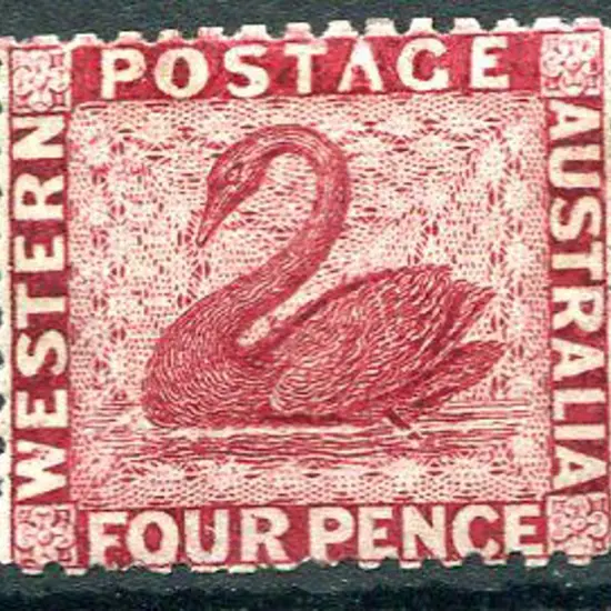1865 4d carmine. MH with patchy og. SG 56, Cat. ...
