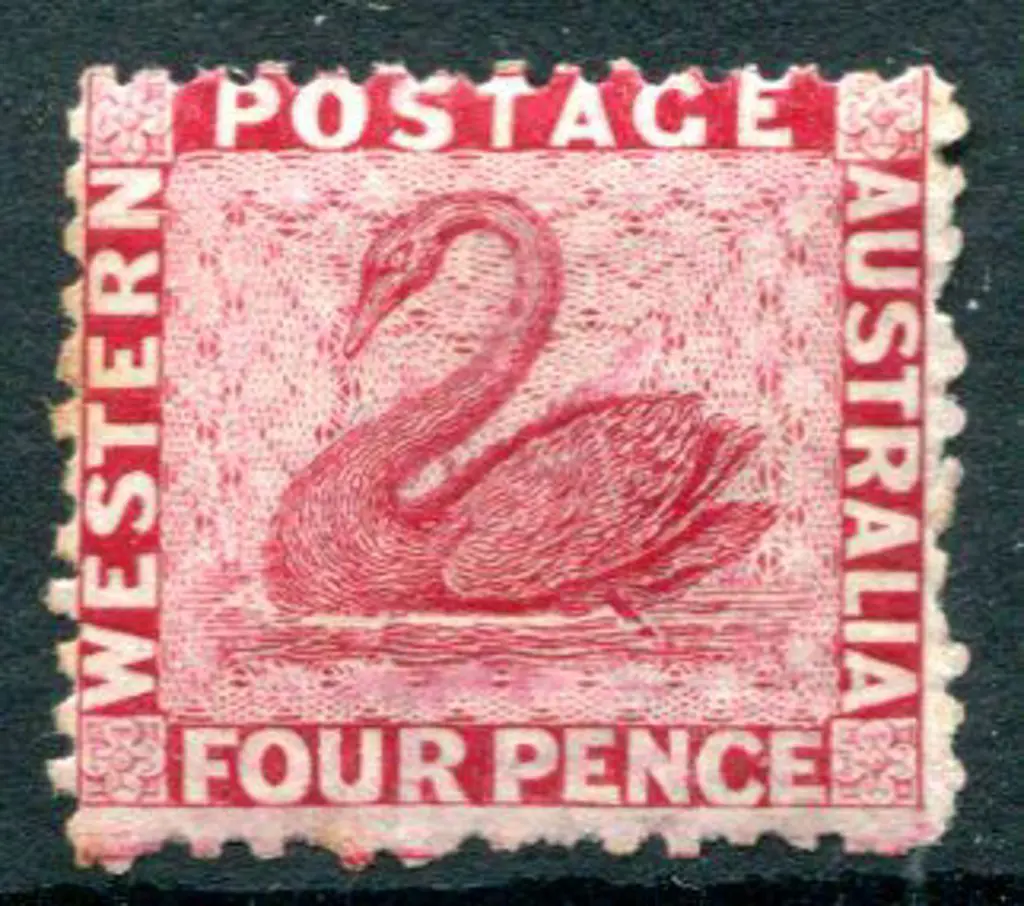1865 4d carmine, as above but odd tone spot on ... Image 1++