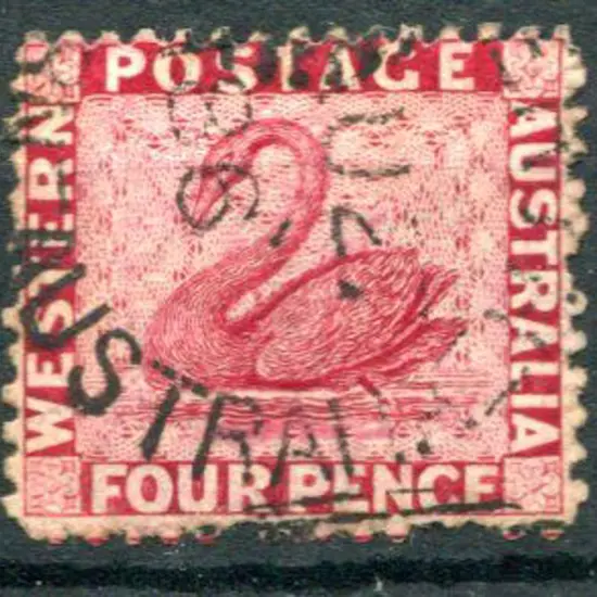 1865 4d carmine with upright, inverted & reversed ...