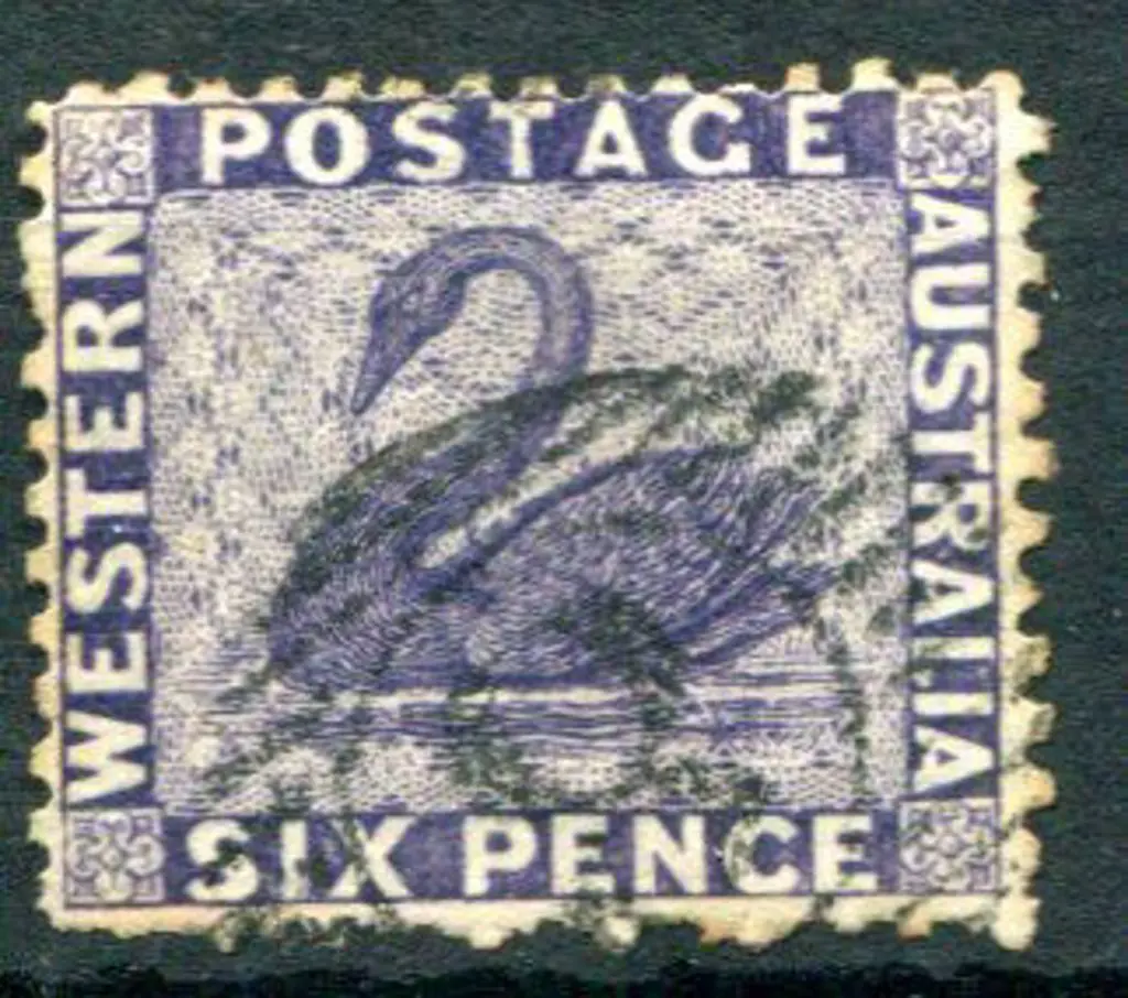 1865 6d violet with sideways wmk. Used with part ... Image 1++