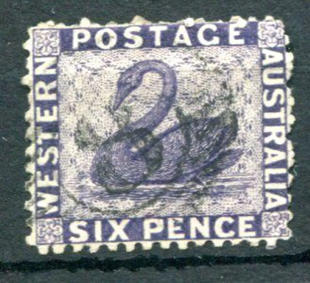 1865 6d violet with sideways wmk. F/U SG 57b, Cat. ... Image 1++