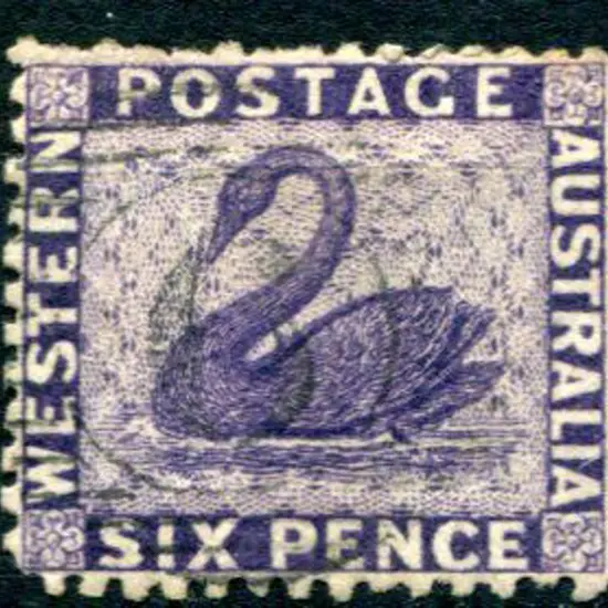 1865 6d violet with upright, inverted wmk crown ...