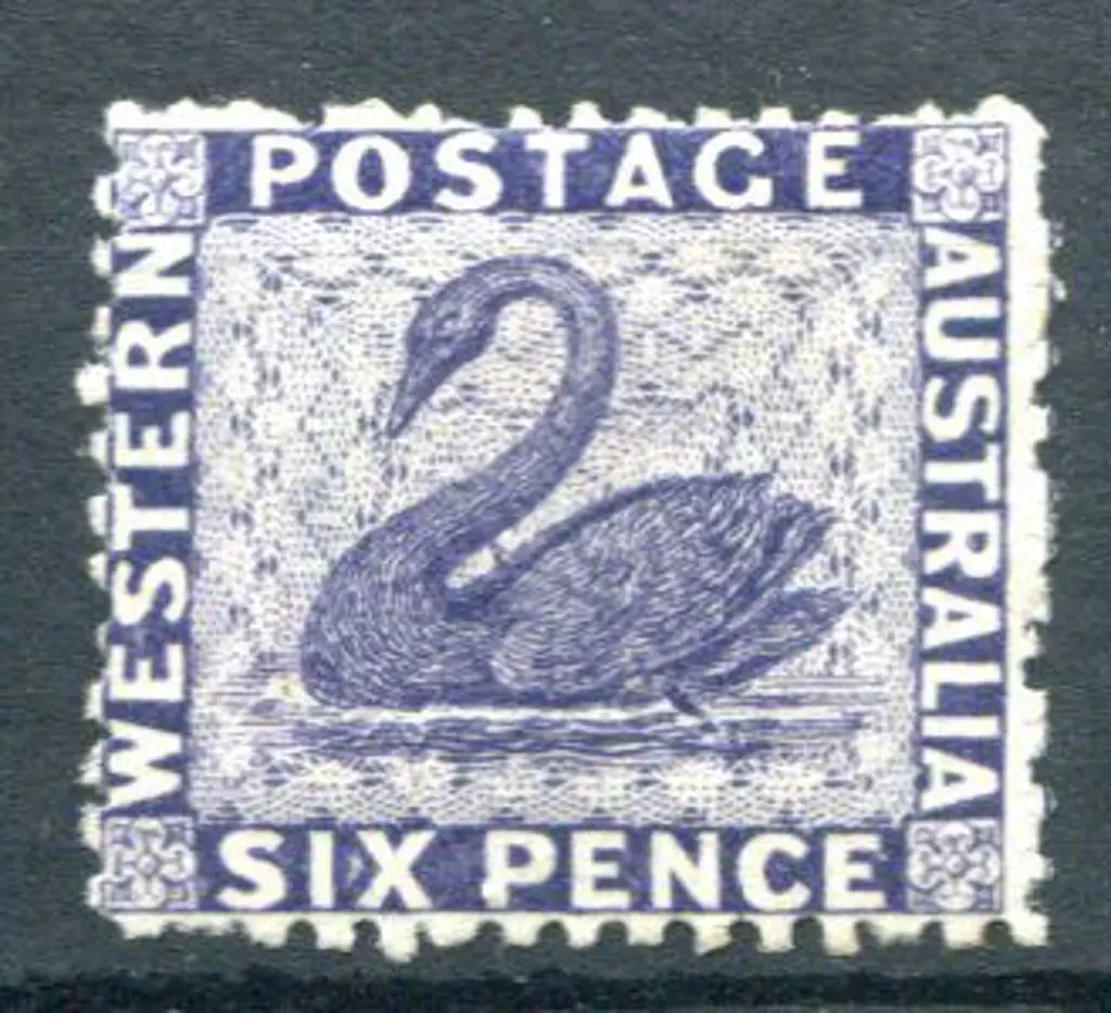 1864 6d indigo-violet. Fresh MLH. SG 58, Cat. £475 Image 1++