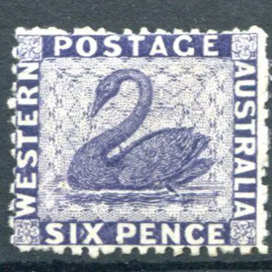 1864 6d indigo-violet. Fresh MLH. SG 58, Cat. £475