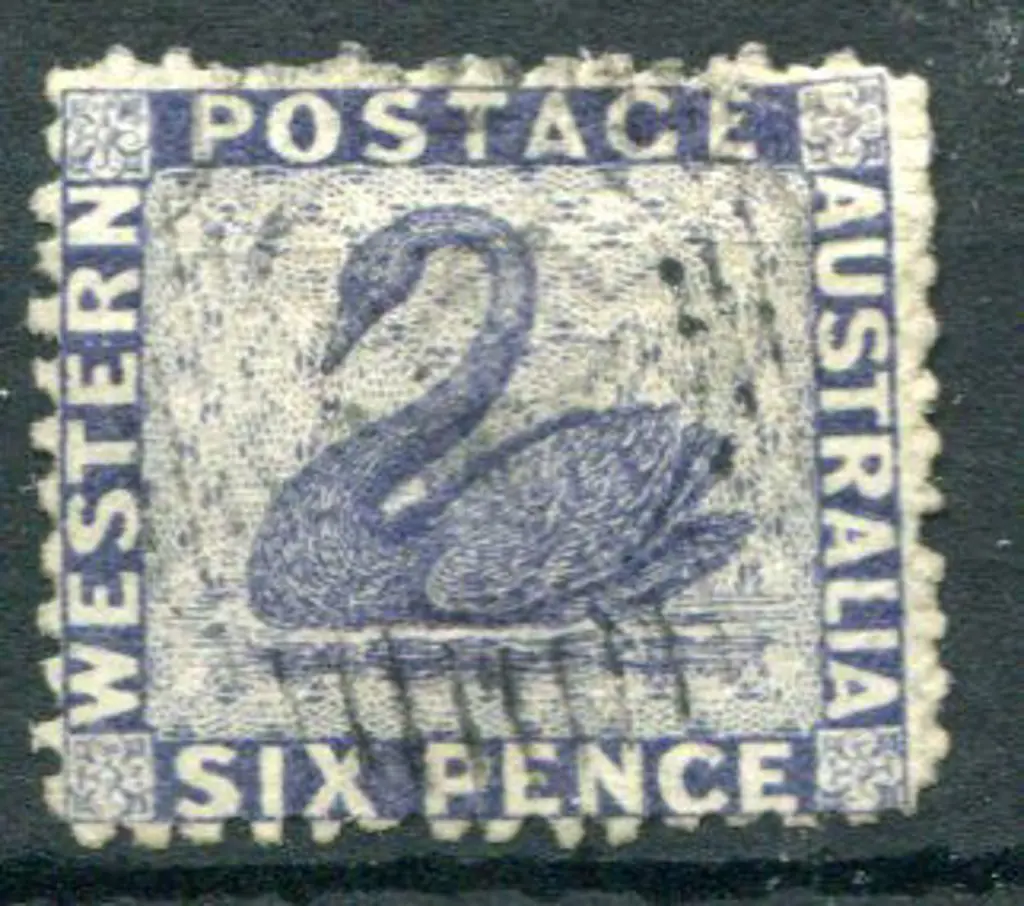 1865 6d indigo violet with upright inverted wmk ... Image 1++
