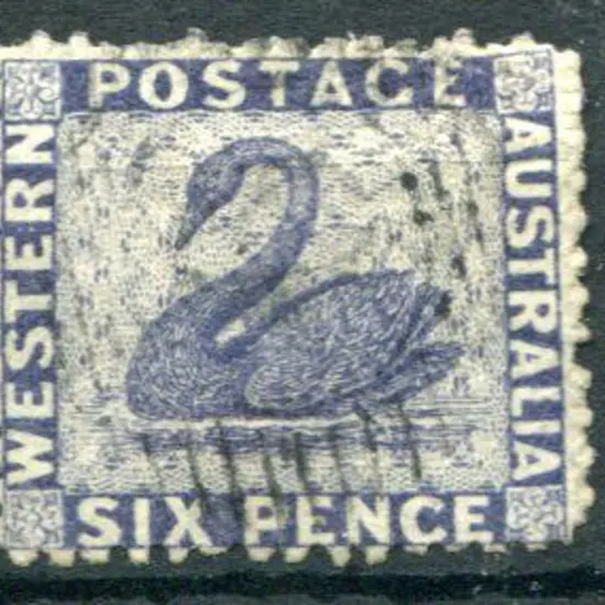 1865 6d indigo violet with upright inverted wmk ...