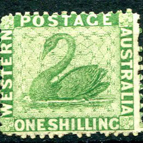 1865 1/- bright green. MLH, with 4 ...