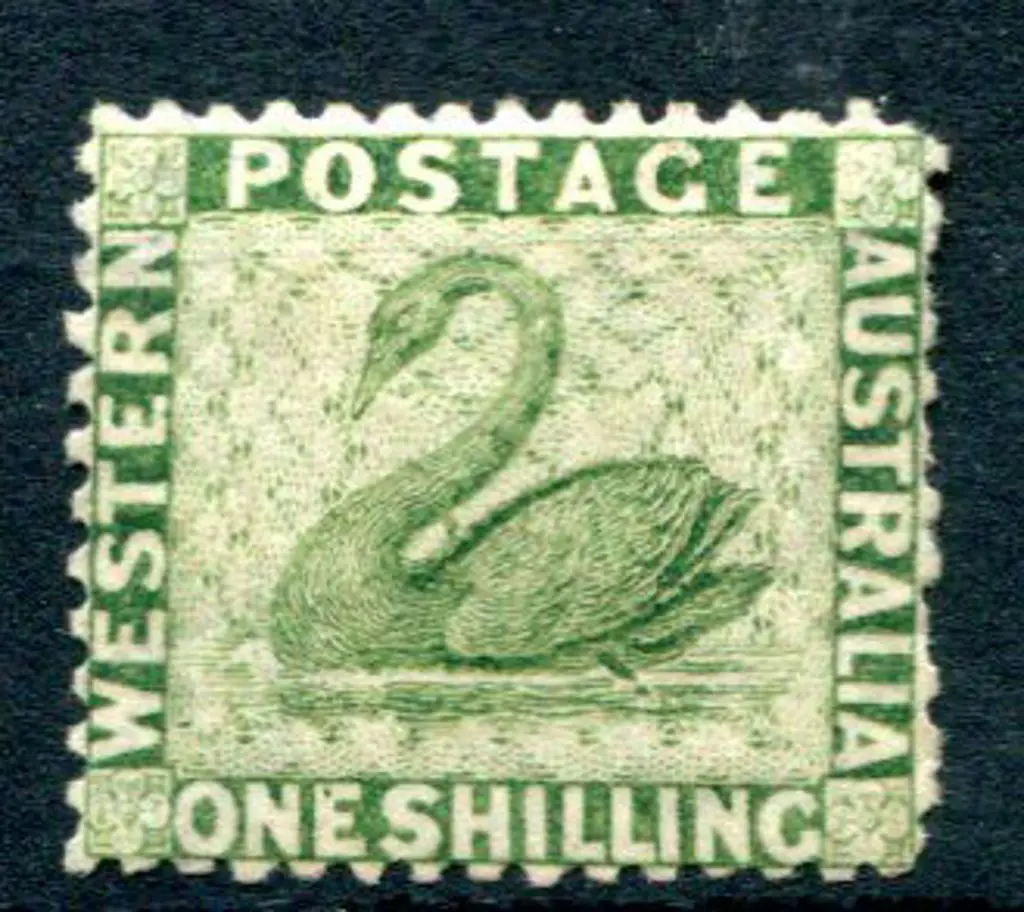 1868 1/- sage-green. Mint no gum example. SG 62, ... Image 1++
