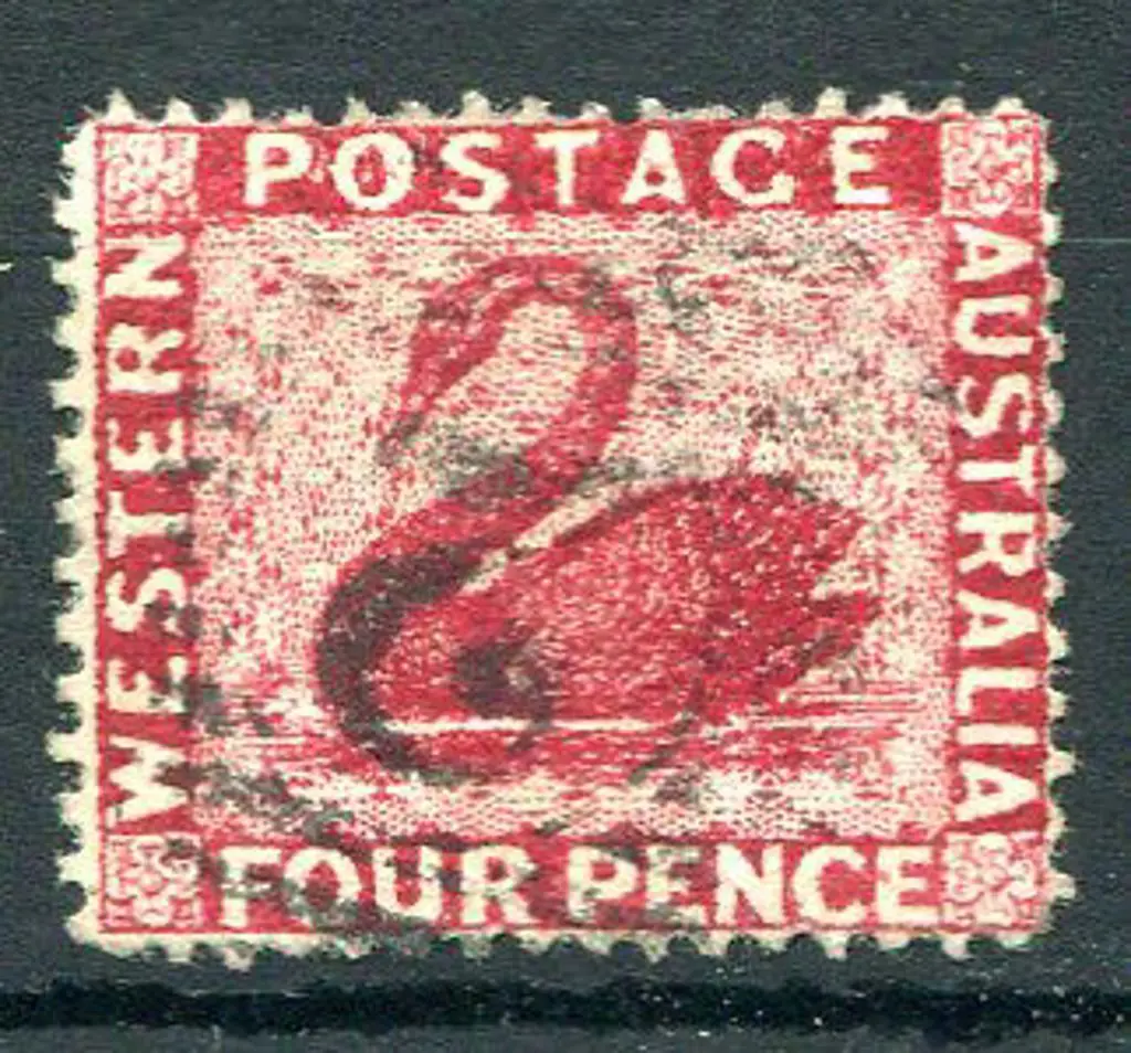 1881 4d carmine fine used with 12 bar "2" Perth ... Image 1++