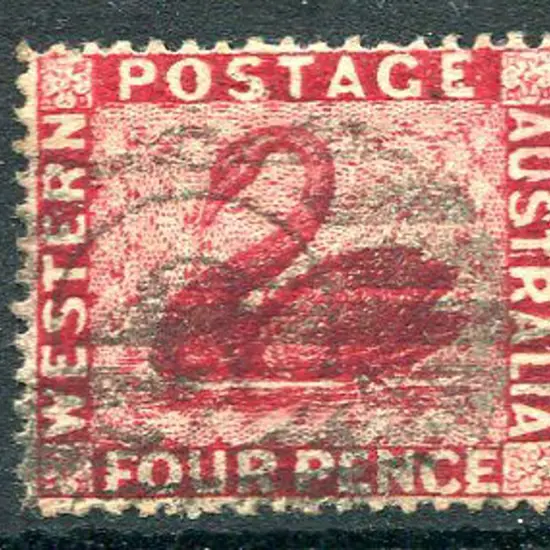1881 4d carmine, perf. 14 with wmk sideways with ...