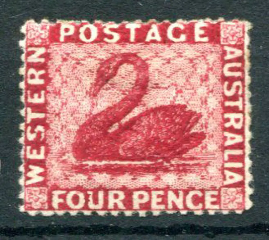 1881 4d carmine with Crown to right of CC & ... Image 1++