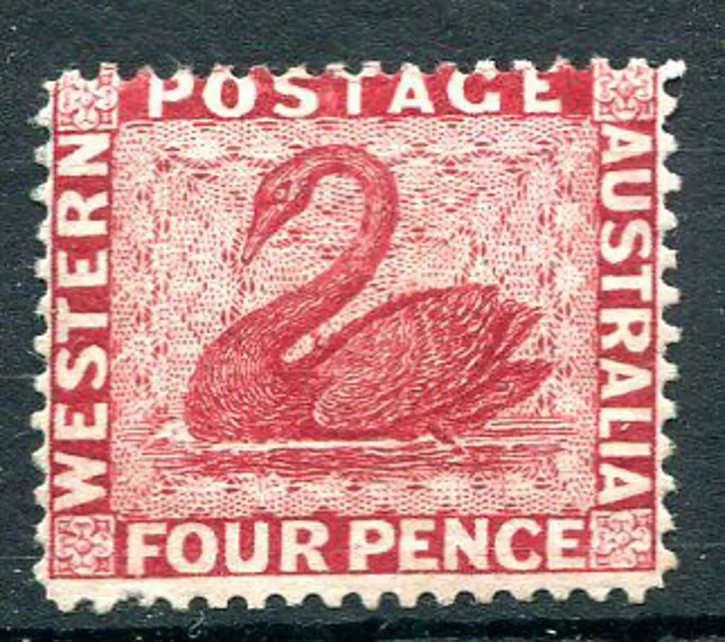 1882 4d carmine with sideways & reversed wmk. ... Image 1++