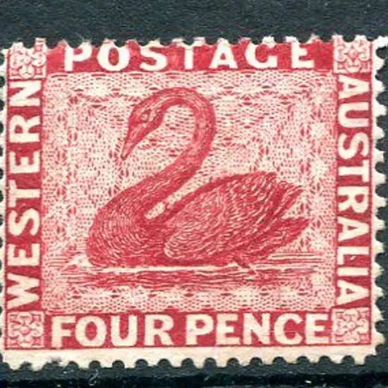 1882 4d carmine with sideways & reversed wmk. ...