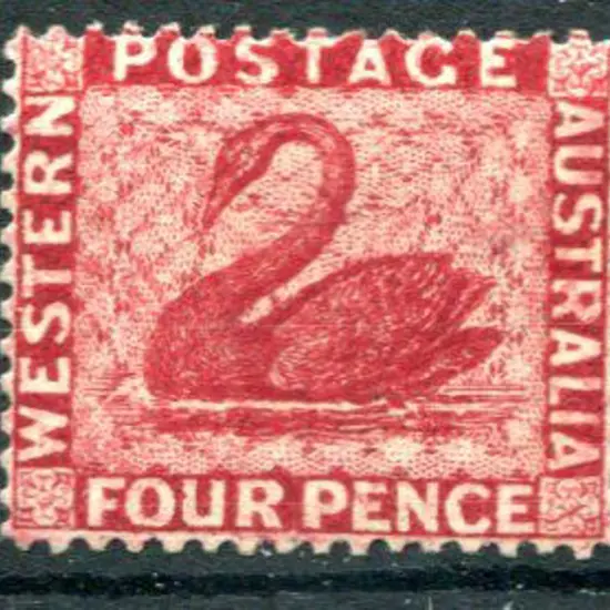 1882 4d carmine with wmk sideways reversed. Mint ...