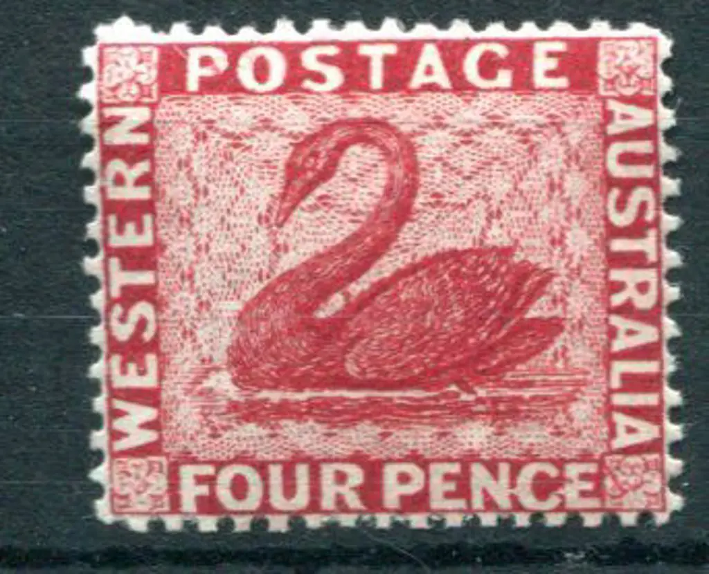 1882 4d carmine, wmk sideways reversed. Superb ... Image 1++
