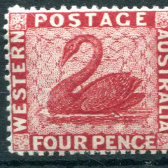1882 4d carmine, wmk sideways reversed. Superb ...