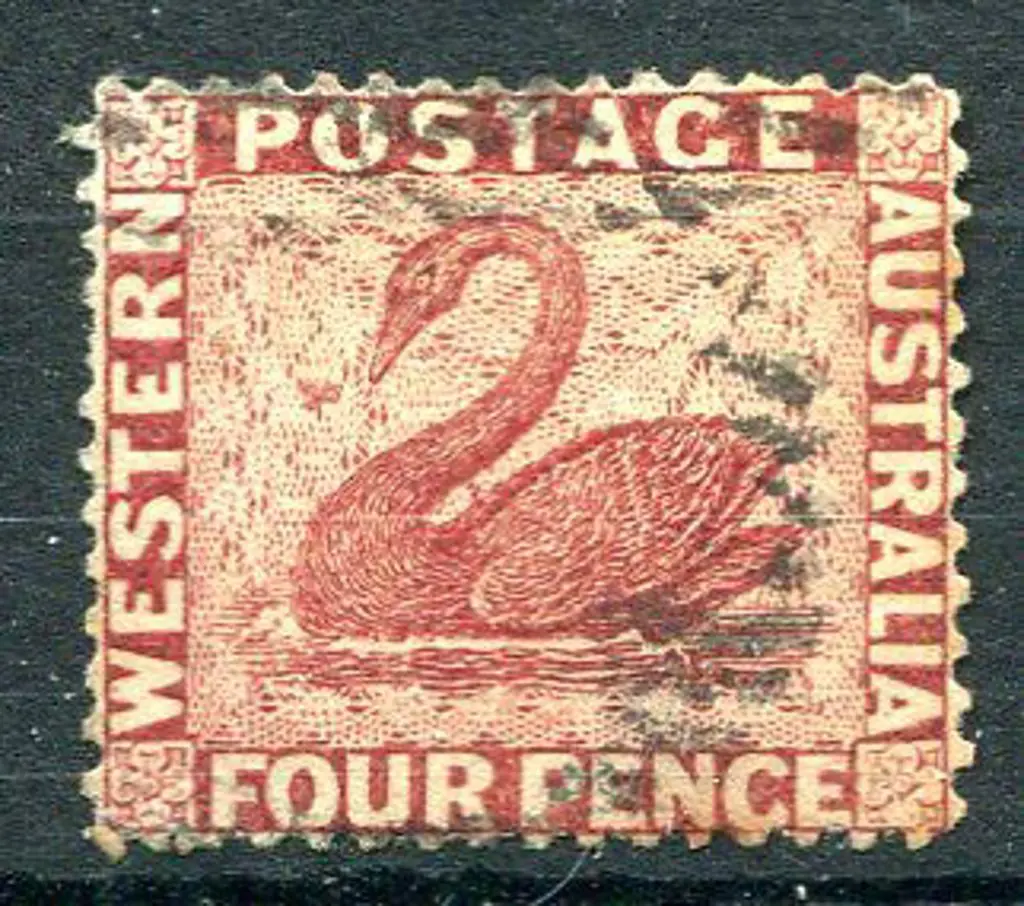 1882 4d carmine with upright & reversed wmk. Fine ... Image 1++