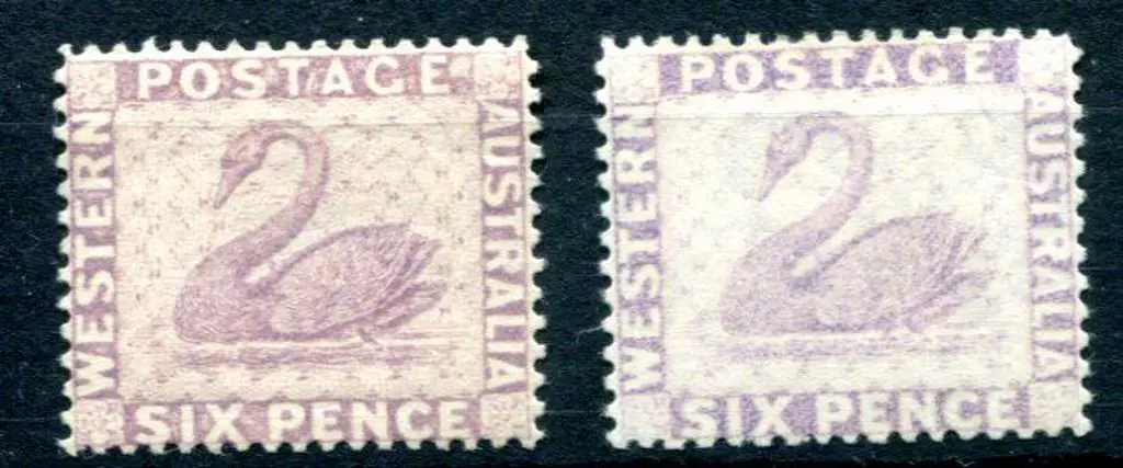 1882/84 6d pale reddish lilac & 6d pale lilac ... Image 1++