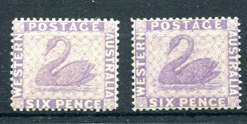 1882 6d reddish lilac & a paler shade of the ... Image 1++