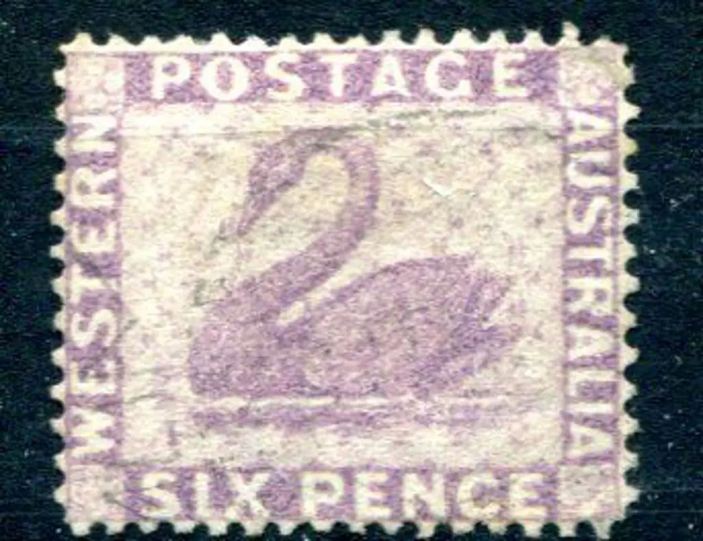 1884 6d lilac with sideways reversed crown CA wmk, ... Image 1++